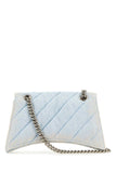 Balenciaga Women Denim Crush S Shoulder Bag