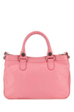 Balenciaga Women Pink Nappa Leather Neo Cagole Tote M Handbag