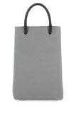 Balenciaga Women Grey Leather Phone Case