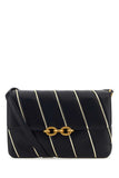 Saint Laurent Women Two-Tone Leather Le Maillon Shoulder Bag