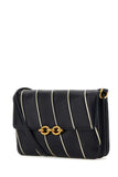Saint Laurent Women Two-Tone Leather Le Maillon Shoulder Bag