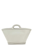 Marni Women White Leather Small Tropicalia Handbag