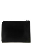 Alexander Mcqueen Men Black Leather Document Holder