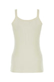 Bottega Veneta Women Ivory Wool Tank Top