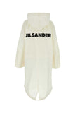 Jil Sander Women Ivory Cotton Parka