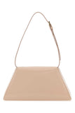 Prada Women Powder Pink Leather Shoulder Bag