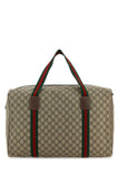 Gucci Men Gg Supreme Fabric Travel Bag