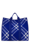 Burberry Men Embroidered Fabric Knight Shopping Bag