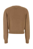 Prada Women Biscuit Cashmere Sweater