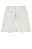 Bottega Veneta Women Printed Leather Shorts