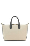 Thom Browne Women Sand Canvas Duffle Small Handbag