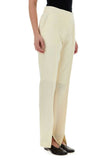 Jil Sander Women Ivory Viscose Blend Pant