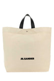 Jil Sander Women Sand Canvas Flat Shopping Bag