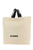 Jil Sander Women Sand Canvas Flat Shopping Bag
