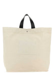 Jil Sander Women Sand Canvas Flat Shopping Bag
