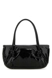 Jil Sander Women Black Leather Small Knot Handle Handbag