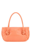 Jil Sander Women Peach Leather Small Knot Handle Handbag