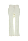 Jil Sander Women White Cotton Pant