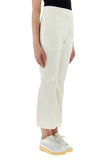 Jil Sander Women White Cotton Pant