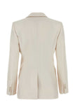 Max Mara Women Ivory Duchesse Avoriaz Blazer