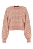 Palm Angels Women Embroidered Nylon Blend Sweater