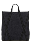 Alexander Mcqueen Men Black Nylon The Harness Shopping Bag