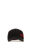 Alexander Mcqueen Men Black Cotton Baseball Hat
