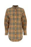 Burberry Women Embroidered Stretch Cotton Shirt