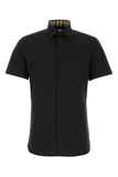 Burberry Men Black Stretch Poplin Shirt