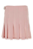Burberry Women Pink Wool Mini Skirt