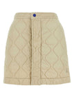 Burberry Women Sand Nylon Mini Skirt