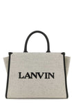 Lanvin Women Two-Tone Canvas Small In & Out Shopping Bag