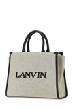 Lanvin Women Two-Tone Canvas Small In & Out Shopping Bag