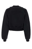 Off White Women Black Cotton Sweatshirt