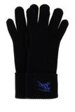 Burberry Women Black Cashmere Blend Gloves