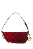 Burberry Women Embroidered Canvas Mini Shield Shoulder Bag