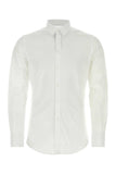 Dolce & Gabbana Men White Stretch Poplin Shirt