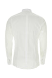 Dolce & Gabbana Men White Stretch Poplin Shirt