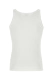 Dolce & Gabbana Men White Cotton Marcello Tank Top