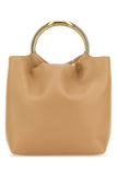 Valentino Garavani Women Beige Leather Bucket Bag