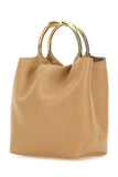Valentino Garavani Women Beige Leather Bucket Bag