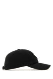 Valentino Garavani Women Black Stretch Cotton Baseball Cap