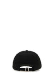 Valentino Garavani Women Black Stretch Cotton Baseball Cap