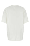 Valentino Garavani Women White Cotton Blend T-Shirt