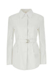 Valentino Garavani Women White Poplin Overcoat