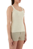 Valentino Garavani Women Sand Silk Tank Top