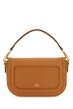 Valentino Garavani Women Camel Leather Alltime Shoulder Bag