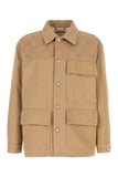 Gucci Men Camel Cotton Jacket