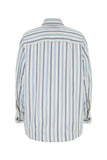 Bottega Veneta Women Embroidered Silk Oversize Padded Shirt