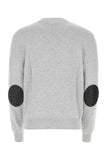 Bottega Veneta Men Melange Grey Stretch Cashmere Blend Sweater